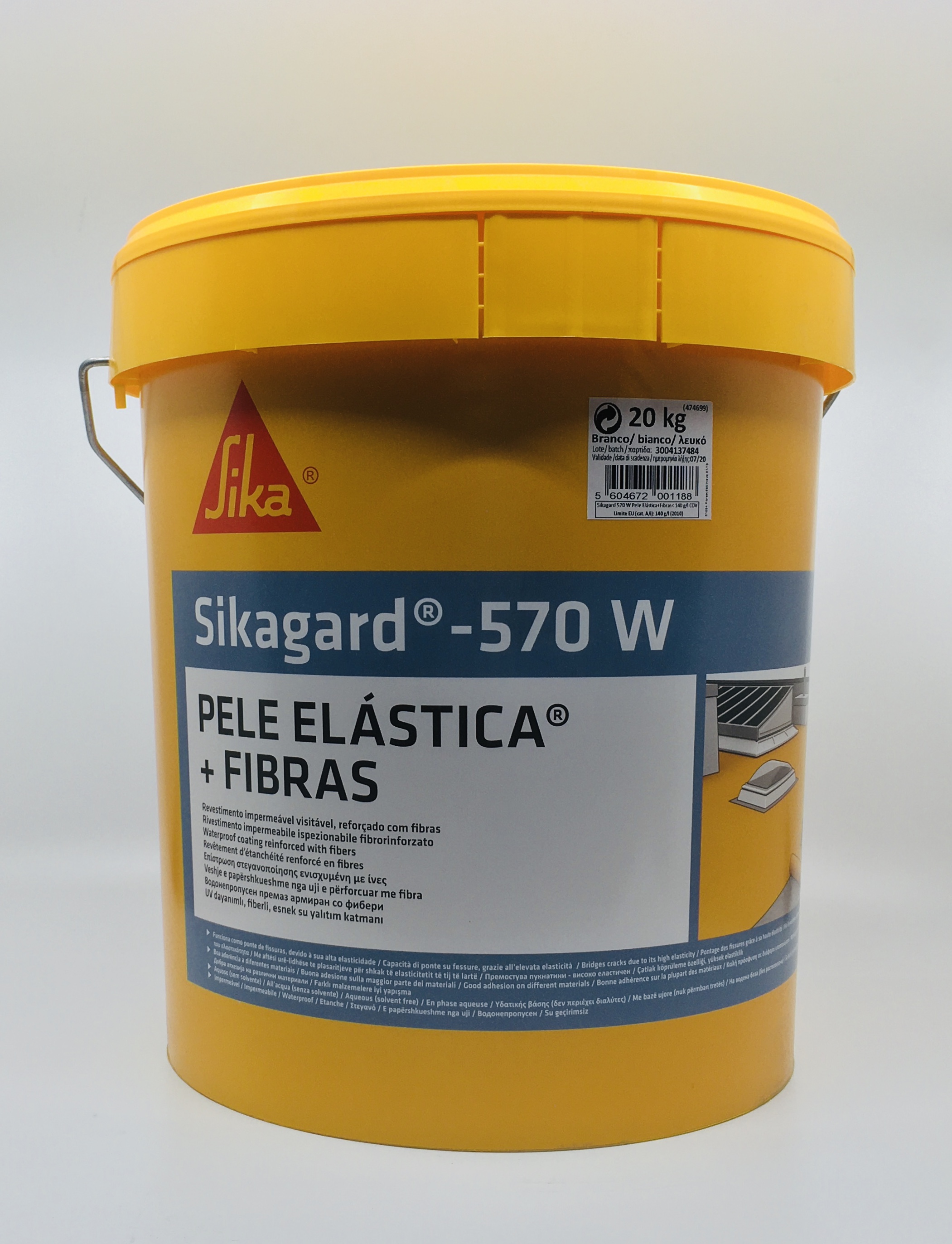 Sikagard 570W Pele Elástica Fibras